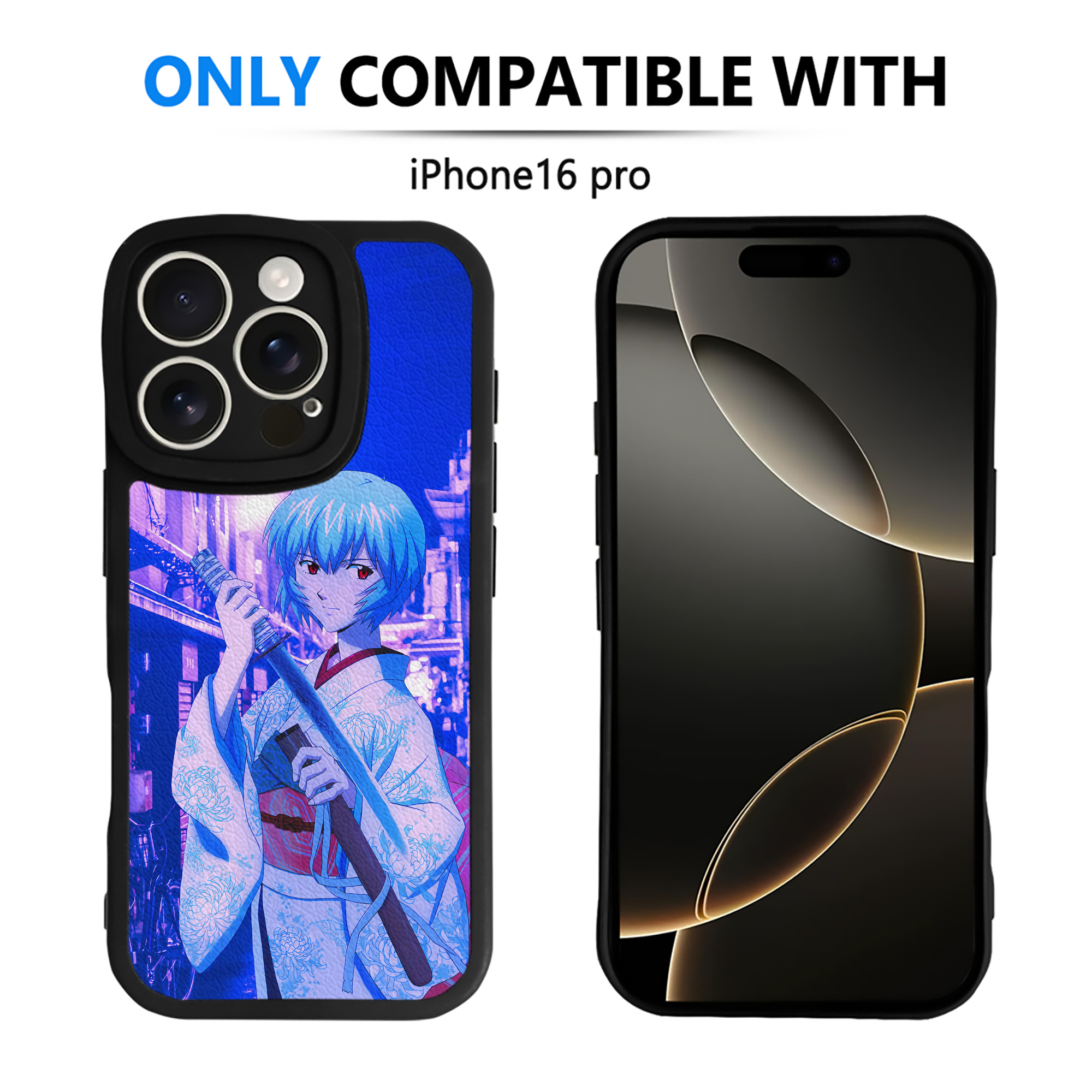 （画像用） EVA 新世紀エヴァンゲリオン 【iPhone 16シリーズ対応】シリコンスマホケース（レザー調） 材質：シリコン